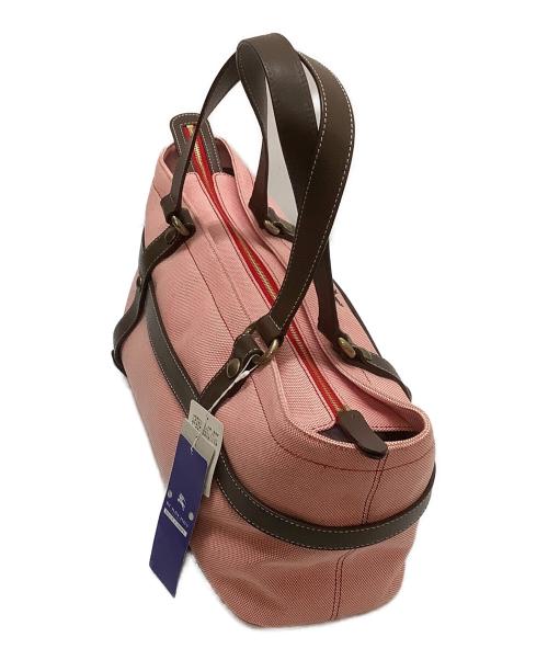 BURBERRY BLUE LABEL（バーバリー ブルー レーベル）BURBERRY BLUE LABEL (バーバリー ブルー レーベル) トートバッグ レッド×ホワイト 未使用品の古着・服飾アイテム