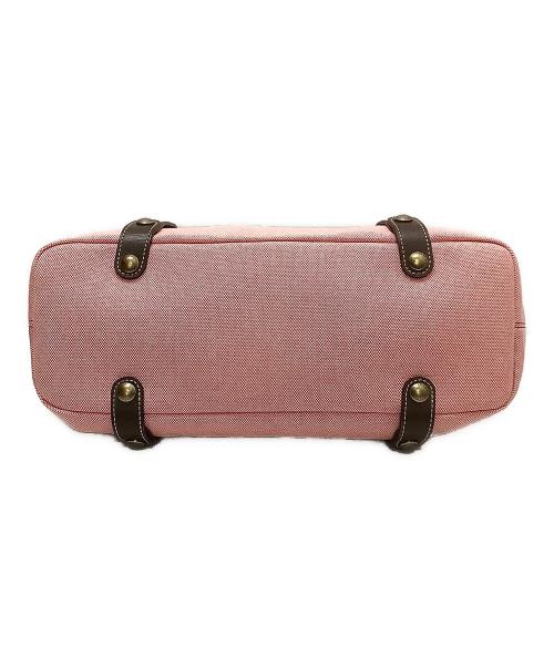 BURBERRY BLUE LABEL（バーバリー ブルー レーベル）BURBERRY BLUE LABEL (バーバリー ブルー レーベル) トートバッグ レッド×ホワイト 未使用品の古着・服飾アイテム