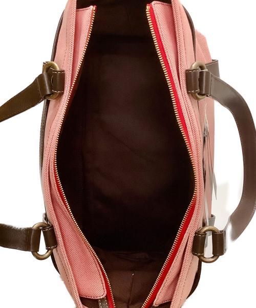 BURBERRY BLUE LABEL（バーバリー ブルー レーベル）BURBERRY BLUE LABEL (バーバリー ブルー レーベル) トートバッグ レッド×ホワイト 未使用品の古着・服飾アイテム