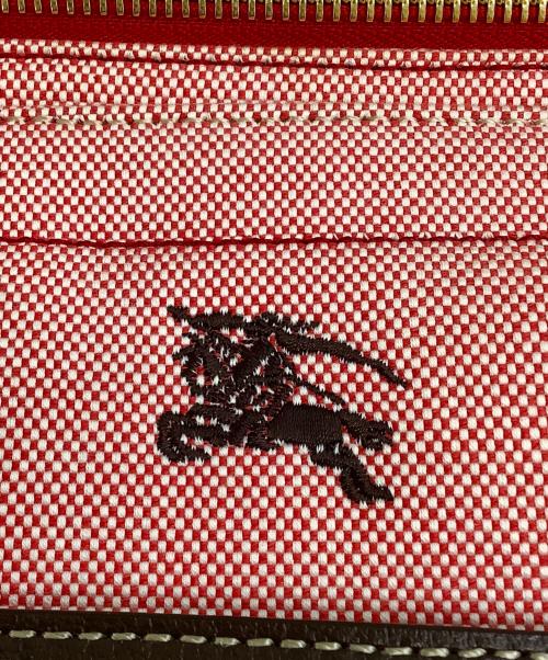 BURBERRY BLUE LABEL（バーバリー ブルー レーベル）BURBERRY BLUE LABEL (バーバリー ブルー レーベル) トートバッグ レッド×ホワイト 未使用品の古着・服飾アイテム
