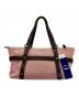 BURBERRY BLUE LABEL (バーバリー ブルー レーベル) トートバッグ レッド×ホワイト 未使用品：15000円