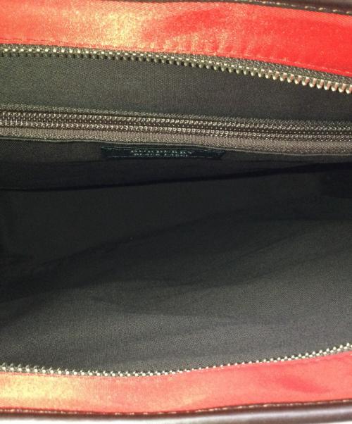 BURBERRY BLACK LABEL（バーバリーブラックレーベル）BURBERRY BLACK LABEL (バーバリーブラックレーベル) ナイロントートバッグ レッド 未使用品の古着・服飾アイテム