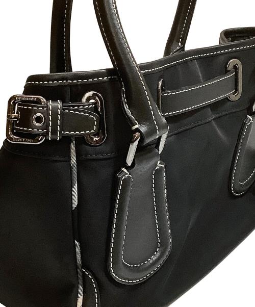 BURBERRY BLUE LABEL（バーバリー ブルー レーベル）BURBERRY BLUE LABEL (バーバリー ブルー レーベル) ハンドバッグ ブラック 未使用品の古着・服飾アイテム