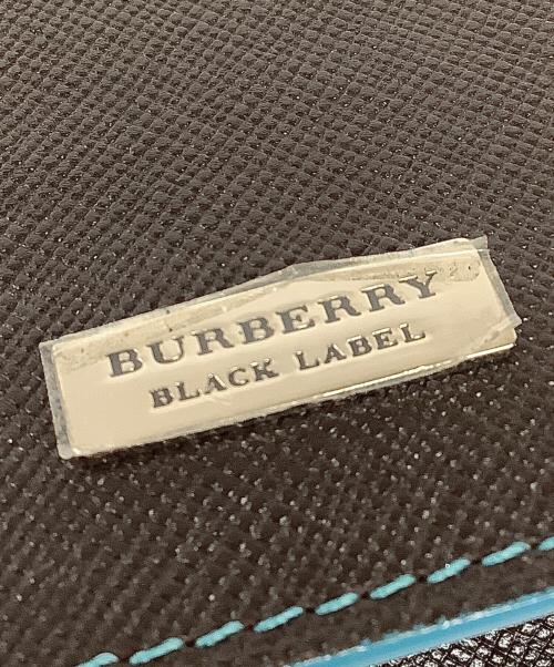 BURBERRY BLACK LABEL（バーバリーブラックレーベル）BURBERRY BLACK LABEL (バーバリーブラックレーベル) コインケース ブラック×ブルーの古着・服飾アイテム