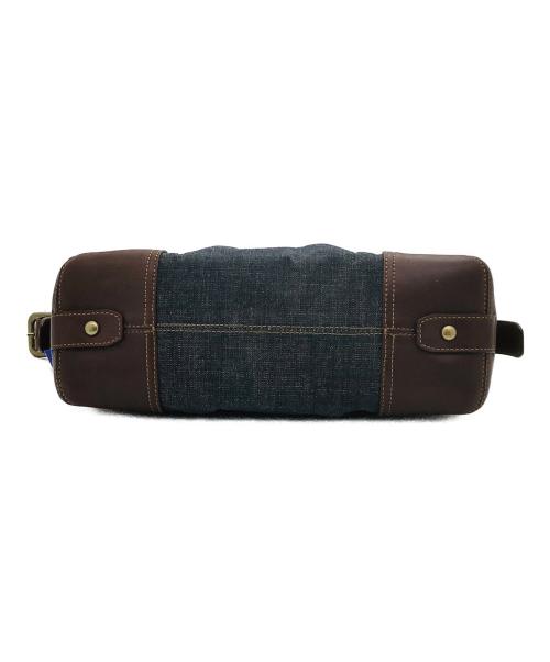 BURBERRY BLUE LABEL（バーバリー ブルー レーベル）BURBERRY BLUE LABEL (バーバリー ブルー レーベル) ショルダーバッグ ブラウン×インディゴの古着・服飾アイテム