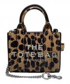 MARC JACOBSマークジェイコブス）の古着「THE LEATHER NANO TOTE CHARM」｜ブラウン×ブラック