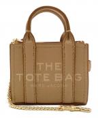 MARC JACOBSマークジェイコブス）の古着「THE LEATHER NANO TOTE CHARM」｜ベージュ