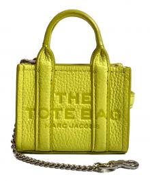MARC JACOBS（マークジェイコブス）の古着「THE LEATHER NANO TOTE CHARM」｜ライトグリーン
