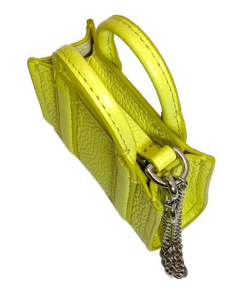 MARC JACOBS（マークジェイコブス）MARC JACOBS (マークジェイコブス) THE LEATHER NANO TOTE CHARM ライトグリーンの古着・服飾アイテム