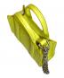 中古・古着 MARC JACOBS (マークジェイコブス) THE LEATHER NANO TOTE CHARM ライトグリーン：7000円