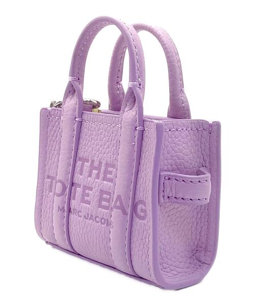 MARC JACOBS（マークジェイコブス）MARC JACOBS (マークジェイコブス) THE LEATHER NANO TOTE CHARM パープルの古着・服飾アイテム