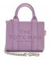 MARC JACOBS（マークジェイコブス）の古着「THE LEATHER NANO TOTE CHARM」｜パープル
