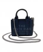 MARC JACOBSマークジェイコブス）の古着「THE LEATHER NANO TOTE CHARM」｜ネイビー