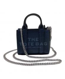 MARC JACOBS（マークジェイコブス）の古着「THE LEATHER NANO TOTE CHARM」｜ネイビー