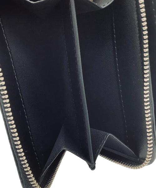 MARC JACOBS（マークジェイコブス）MARC JACOBS (マークジェイコブス) ザ バンダナ ミニ レザー コンパクト ウォレット ネイビーの古着・服飾アイテム