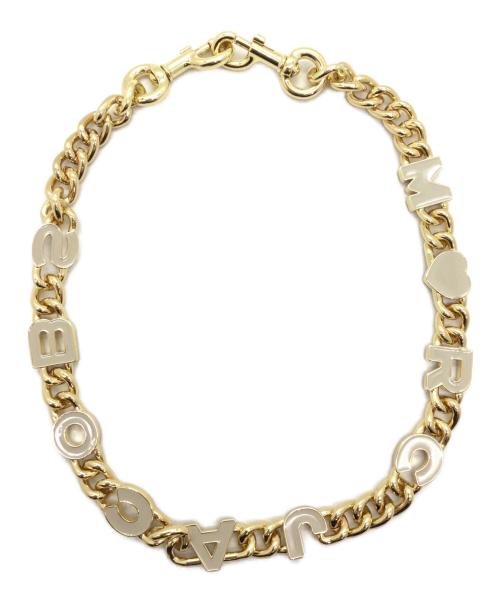 MARC JACOBS（マークジェイコブス）MARC JACOBS (マークジェイコブス) ショルダーストラップ ロゴモチーフ ゴールド(カラー)の古着・服飾アイテム