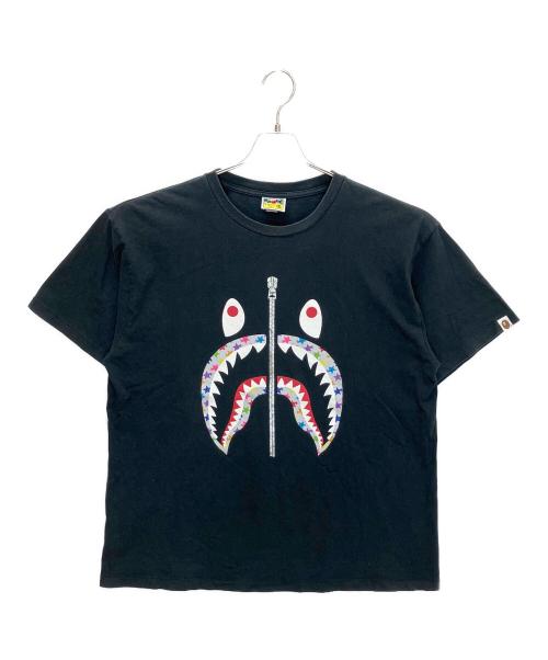 A BATHING APE（アベイシングエイプ）A BATHING APE (アベイシングエイプ) 001TEH801037M　半袖カットソー ブラック サイズ:２XLの古着・服飾アイテム