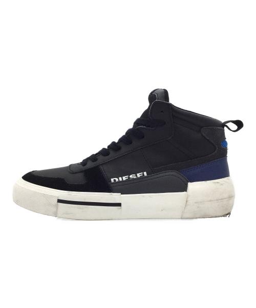 DIESEL（ディーゼル）DIESEL (ディーゼル) S-DESE MG MID ブラック サイズ:US7.5、EUR40、JPN25.5の古着・服飾アイテム