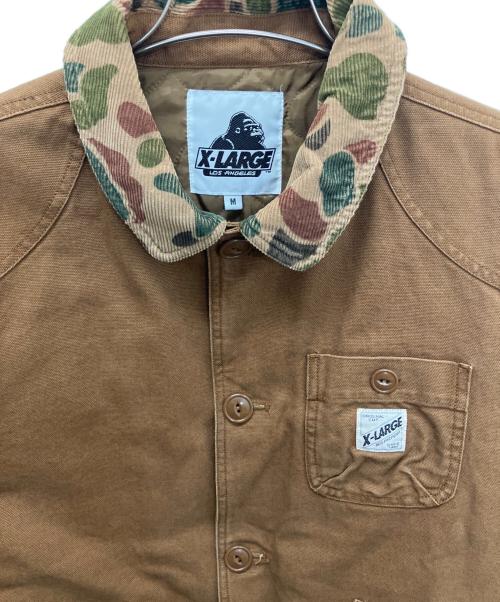 X-LARGE（エクストララージ）X-LARGE (エクストララージ) 0134516　カバーオール ブラウン サイズ:Mの古着・服飾アイテム