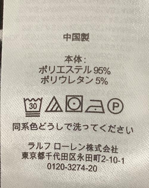 LAUREN RALPH LAUREN（ローレンラルフローレン）LAUREN RALPH LAUREN (ローレンラルフローレン) 半袖ワンピース ブラック×ホワイト サイズ:XSの古着・服飾アイテム