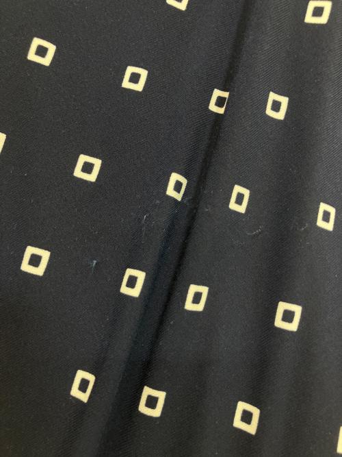 LAUREN RALPH LAUREN（ローレン ラルフ ローレン）LAUREN RALPH LAUREN (ローレン ラルフ ローレン) ノースリーブ・キャミソールワンピース ネイビー×ホワイトの古着・服飾アイテム