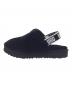 UGG (アグ) K FLUFF YEAH CLOG ブラック×ホワイト サイズ:USA2、UK1、EU33.5、JAPAN21：6000円