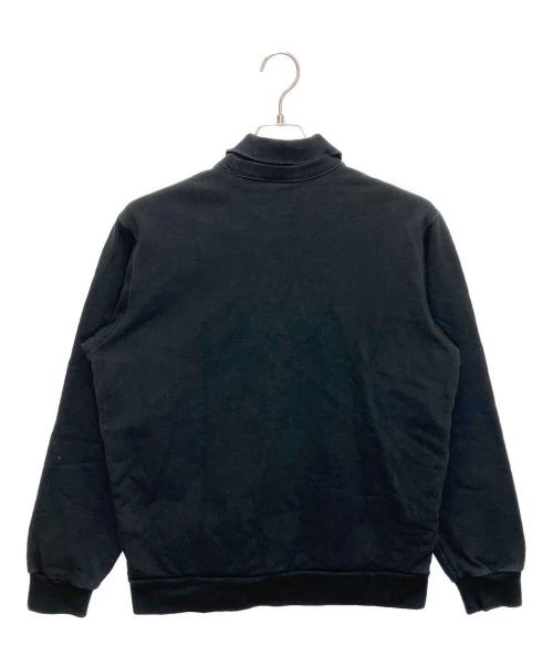SUPREME（シュプリーム）SUPREME (シュプリーム) ポロクルーネックスウェット ブラック×ピンク サイズ:Mの古着・服飾アイテム
