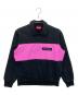SUPREME（シュプリーム）の古着「ポロクルーネックスウェット」｜ブラック×ピンク