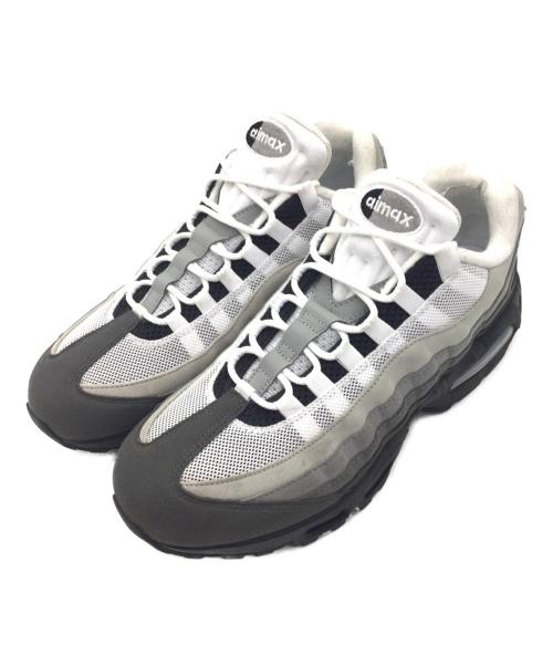 NIKE（ナイキ）NIKE (ナイキ) AIR MAX 95 BIG BUBBLE グレー×ホワイト サイズ:US10.5、UK9.5、EU44.5、CM28.5、BR42.5、CN285の古着・服飾アイテム