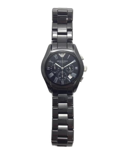 EMPORIO ARMANI（エンポリオ アルマーニ）EMPORIO ARMANI (エンポリオ アルマーニ) AR-1400 ブラックの古着・服飾アイテム