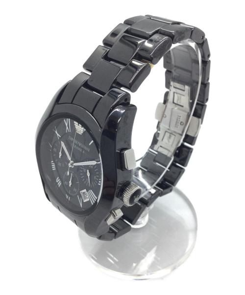 EMPORIO ARMANI（エンポリオ アルマーニ）EMPORIO ARMANI (エンポリオ アルマーニ) AR-1400 ブラックの古着・服飾アイテム