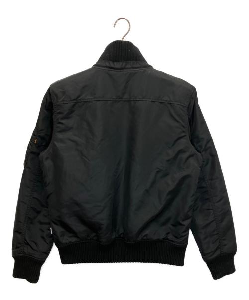 ALPHA（アルファ）ALPHA (アルファ) TA1571-001 フーデットリブジャケット ブラック サイズ:Mの古着・服飾アイテム