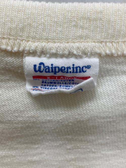 waiper（ワイパー）waiper (ワイパー) WP1060C 半袖カットソー ホワイト×ブラック サイズ:XLの古着・服飾アイテム