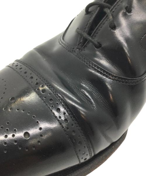 JOHNSTON&MURPHY（ジョンストン＆マーフィー）JOHNSTON&MURPHY (ジョンストン＆マーフィー) ストレートチップシューズ ブラック サイズ:9 1/2の古着・服飾アイテム