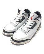 NIKEナイキ）の古着「Air Jordan 3 Retro 」｜ホワイト×ブラック
