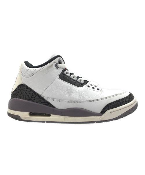 NIKE（ナイキ）NIKE (ナイキ) Air Jordan 3 Retro  ホワイト×ブラック サイズ:US8、UK7、EUR41、cm26、BR39.5、CN260(2.5)の古着・服飾アイテム
