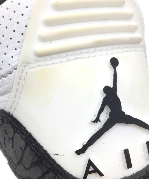 NIKE（ナイキ）NIKE (ナイキ) Air Jordan 3 Retro  ホワイト×ブラック サイズ:US8、UK7、EUR41、cm26、BR39.5、CN260(2.5)の古着・服飾アイテム