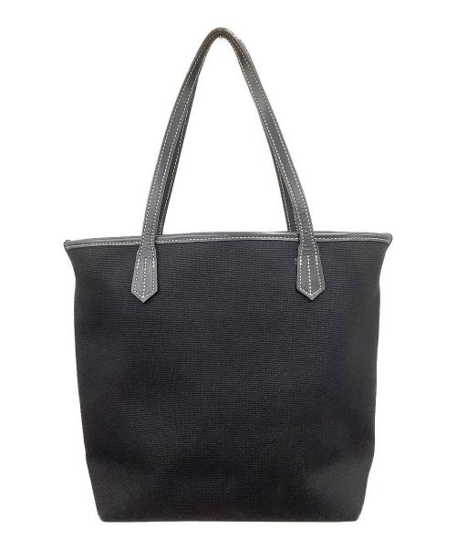 BURBERRY BLUE LABEL（バーバリー ブルー レーベル）BURBERRY BLUE LABEL (バーバリー ブルー レーベル) キャンバストートバッグ ブラックの古着・服飾アイテム