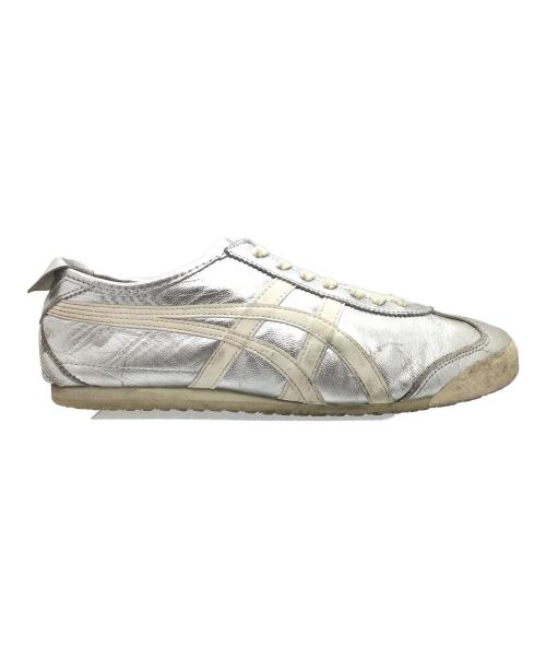 Onitsuka Tiger（オニツカタイガー）Onitsuka Tiger (オニツカタイガー) MEXICO'66 シルバー サイズ:CM26.0、EURO41.5、US8、UK7、BR39、CN260(2.5)の古着・服飾アイテム