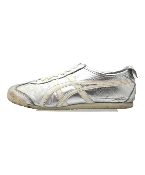 Onitsuka Tiger（オニツカタイガー）Onitsuka Tiger (オニツカタイガー) MEXICO'66 シルバー サイズ:CM26.0、EURO41.5、US8、UK7、BR39、CN260(2.5)の古着・服飾アイテム