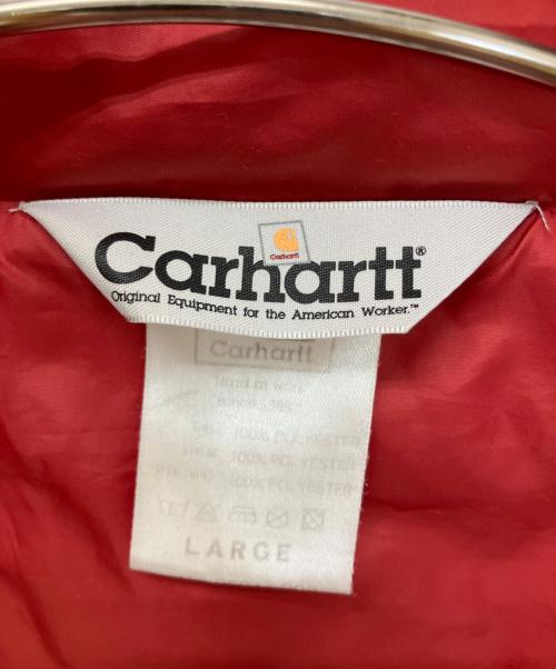 CarHartt（カーハート）CarHartt (カーハート) 中綿ジャケット レッド サイズ:Lの古着・服飾アイテム