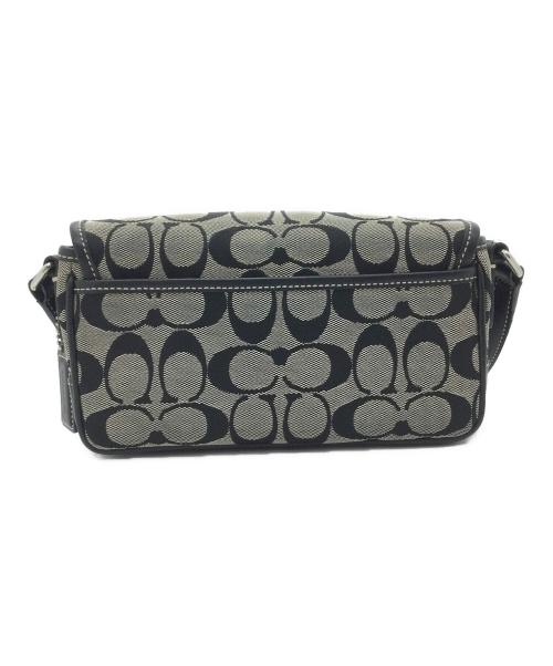 COACH（コーチ）COACH (コーチ) ショルダーバッグ ブラック×グレーの古着・服飾アイテム