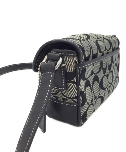 COACH（コーチ）COACH (コーチ) ショルダーバッグ ブラック×グレーの古着・服飾アイテム