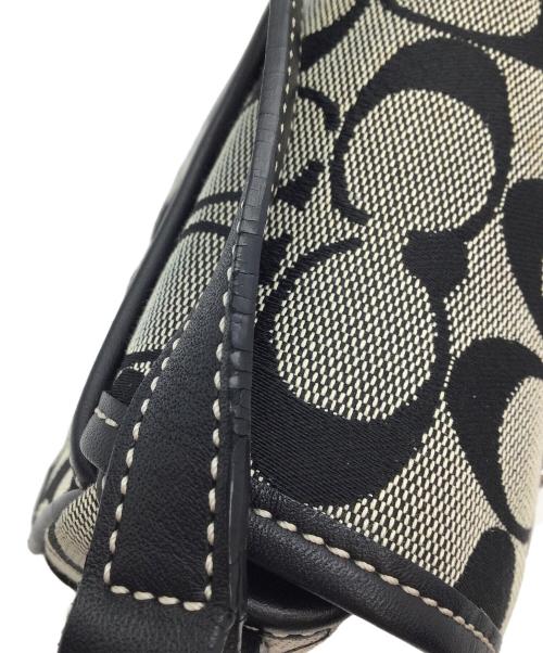 COACH（コーチ）COACH (コーチ) ショルダーバッグ ブラック×グレーの古着・服飾アイテム