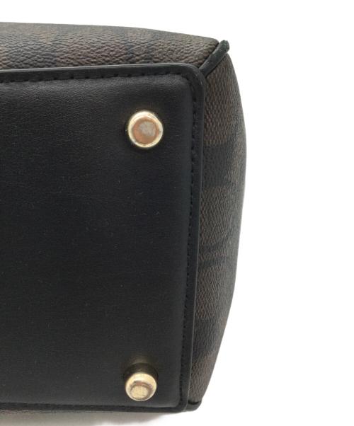 COACH（コーチ）COACH (コーチ) 2WAYバッグ ダークブラウン×ブラックの古着・服飾アイテム