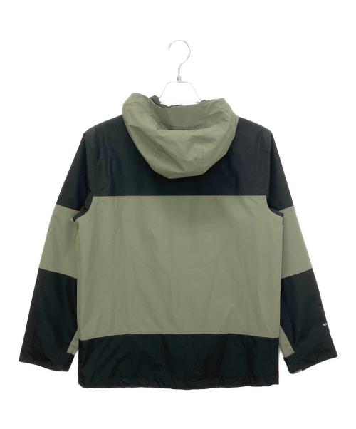 Eddie Bauer（エディーバウアー）Eddie Bauer (エディーバウアー) レインジャケット グリーン×ブラック サイズ:Sの古着・服飾アイテム