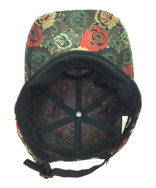 stussy（ステューシー）stussy (ステューシー) キャップ グリーン×レッドの古着・服飾アイテム