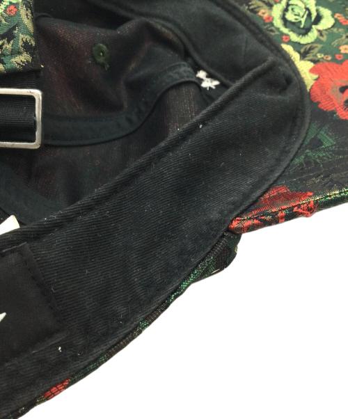 stussy（ステューシー）stussy (ステューシー) キャップ グリーン×レッドの古着・服飾アイテム