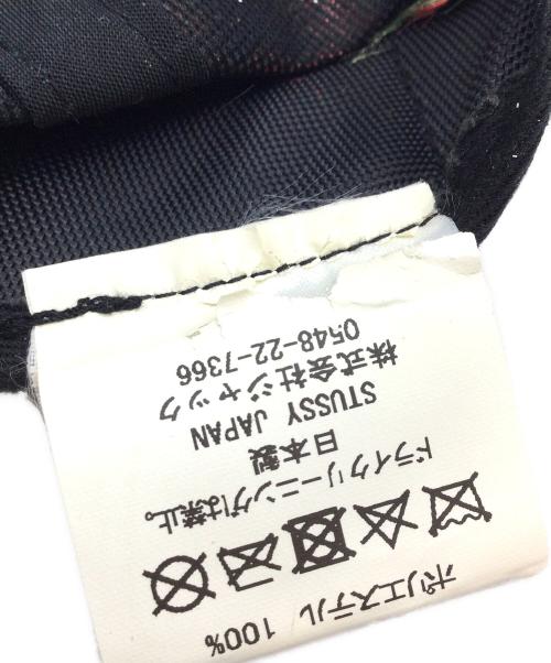 stussy（ステューシー）stussy (ステューシー) キャップ グリーン×レッドの古着・服飾アイテム