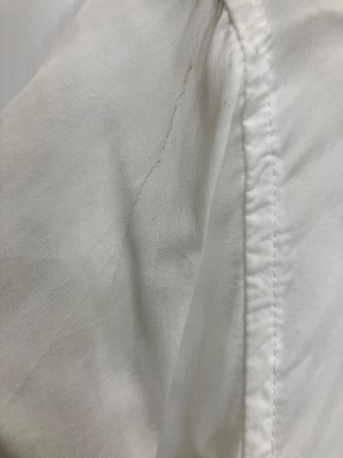 UNUSED（アンユーズド）UNUSED (アンユーズド) US1254　半袖シャツ ホワイト×ブルー サイズ:3の古着・服飾アイテム
